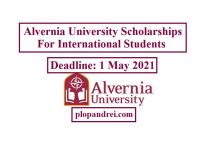 Alvernia University International Honor Scholarships, USA 2021-22